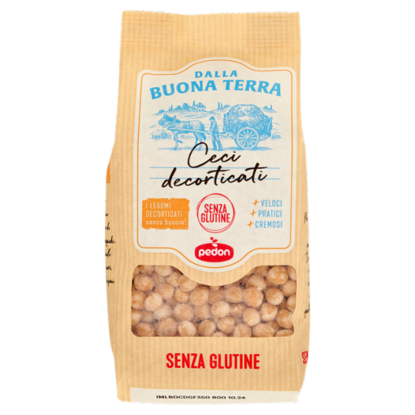 Dalla Buona Terra pedon Senza Glutine Ceci decorticati 350 g