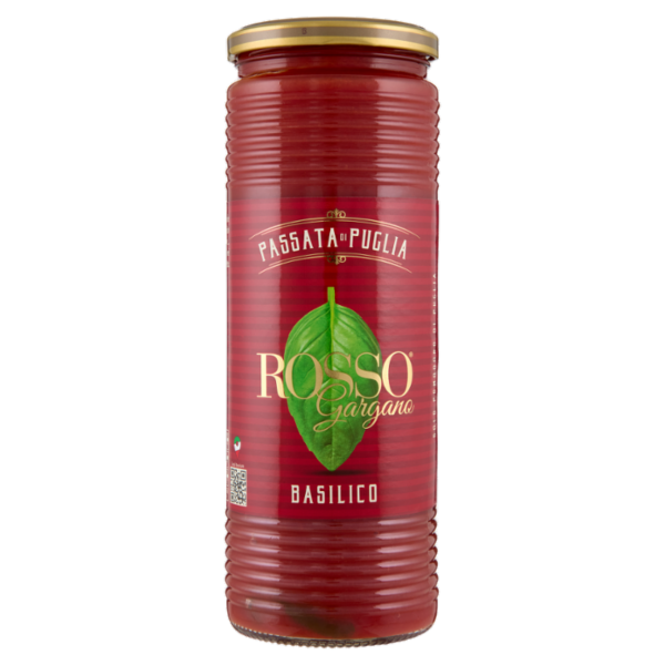 Rosso Gargano Passata di Puglia Basilico 690 g