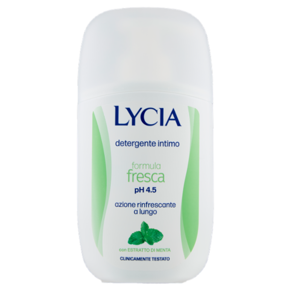 Lycia detergente intimo formula fresca pH 4.5 con Estratto di Menta 200 ml