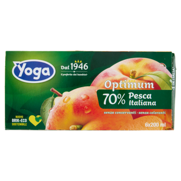 Yoga Optimum 70% Pesca Italiana 6 x 200 ml