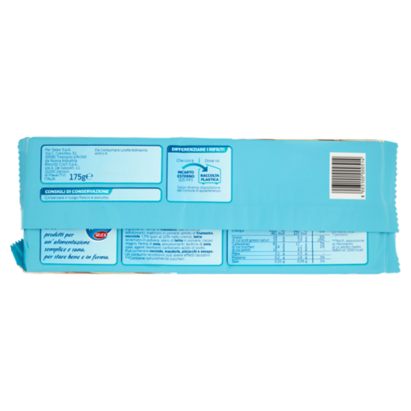 Selex Vivi Bene Wafer alla Nocciola Senza Zuccheri Aggiunti 175 g