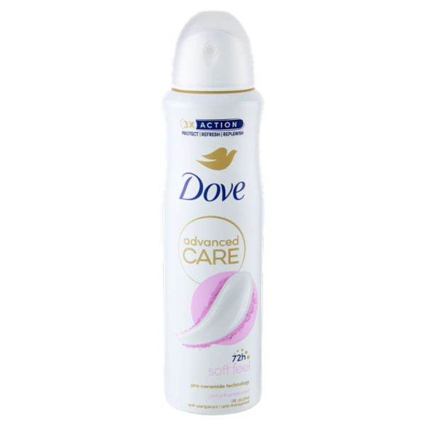 Dove advanced Care soft feel peony & amber scent anti-perspirant 150 ml