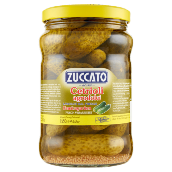 Zuccato Cetrioli agrodolci 1550 g