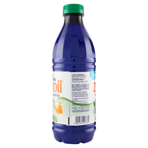 Zymil Alta Digeribilità Senza Lattosio Magro Digeribile 100% Latte d'Italia 1000 ml