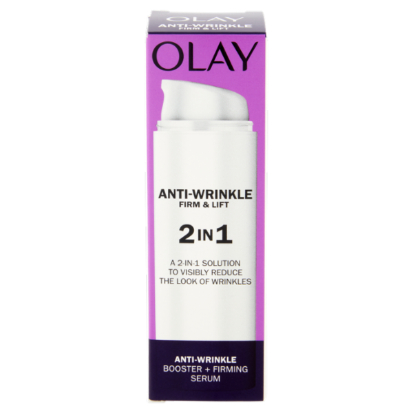 Olay Crema Viso Giorno Antirughe con Siero Rassodante Tonifica e Rassoda 2in1 50 ml