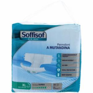 Soffisof Pannolino Mutandina Air Dry Super Xl 15 Pezzi