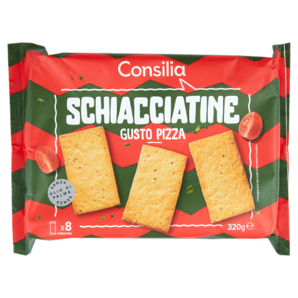 Consilia Schiacciatine Gusto Pizza 8x40 g