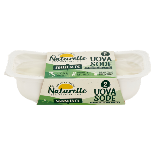 le Naturelle 2 Uova Sode Sgusciate 80 g