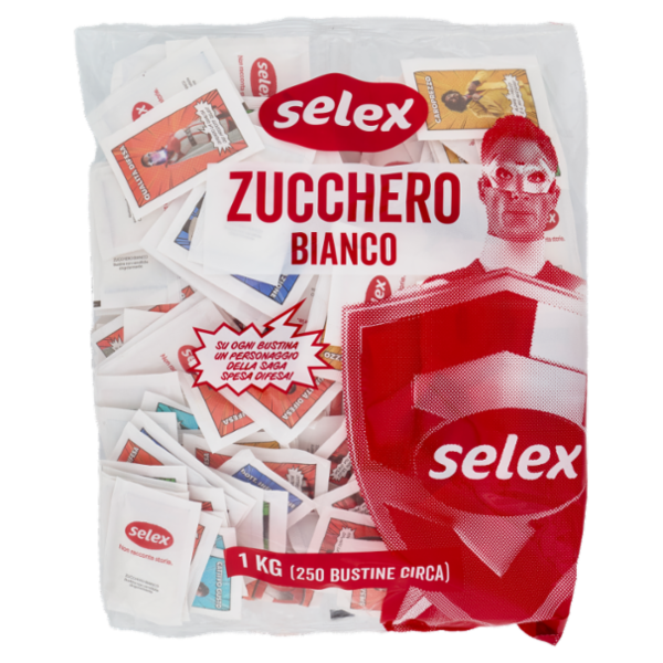 Sù Zucchero Bianco 250 Bustine da 4 g