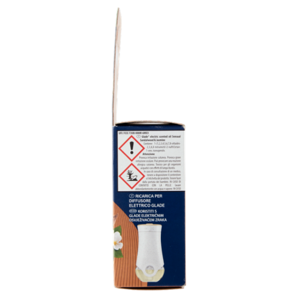 Glade® Liquido Elettrico Ricarica, Profumatore per ambienti, Fragranza Sandalo e Gelsomino 20ml