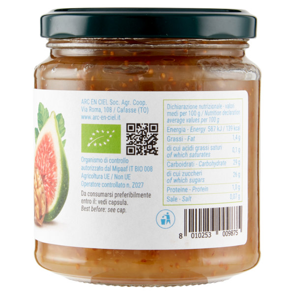 Bio Più Composta ai Fichi e Noci 320 g