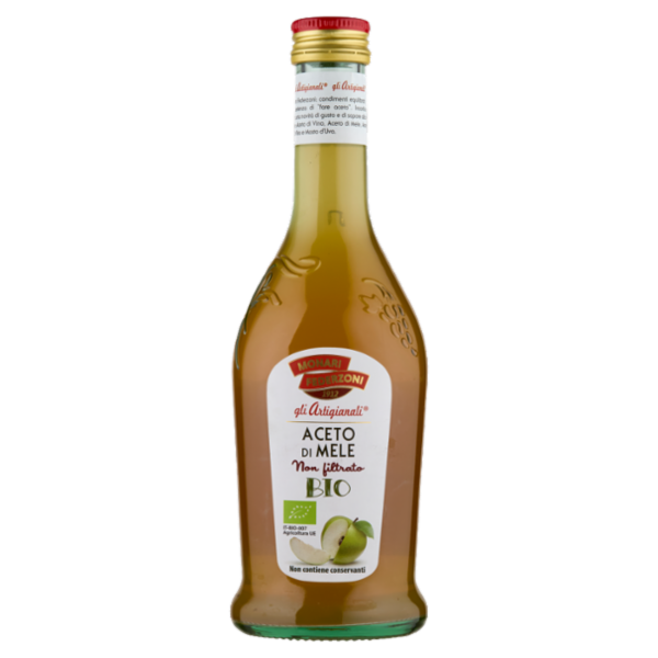 Monari Federzoni gli Artigianali Aceto di Mele Non Filtrato Bio 500 ml