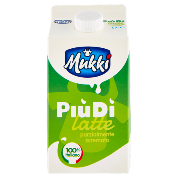 Mukki Più Dì latte parzialmente scremato 1,5 L