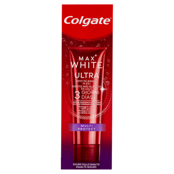 Colgate dentifricio sbiancante Max White Ultra Multiprotect 50 ml