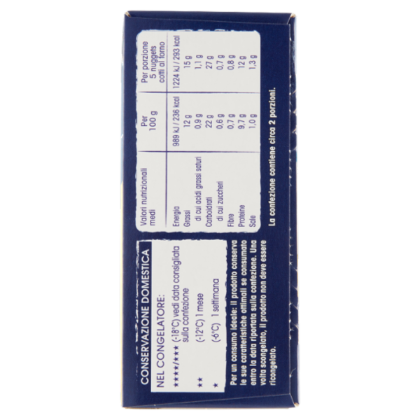 Capitan Findus Fish Bar Nuggets di Merluzzo D'Alaska 245 g