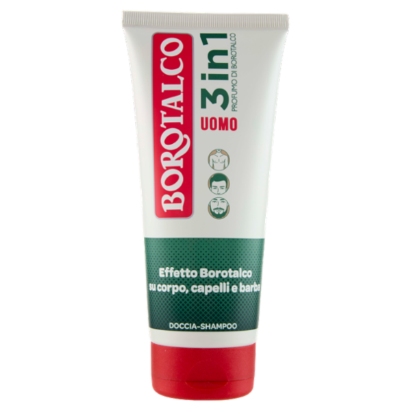 Borotalco Uomo 3in1 Profumo di Borotalco Doccia-Shampoo 200 ml