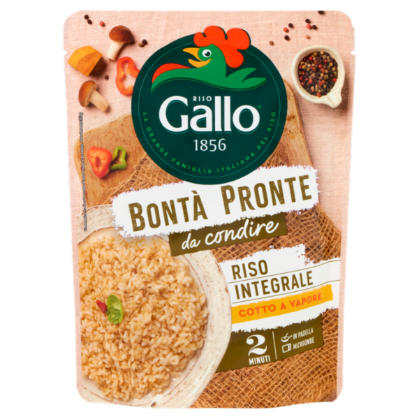Riso Gallo Bontà Pronte da condire Riso Integrale 250 g