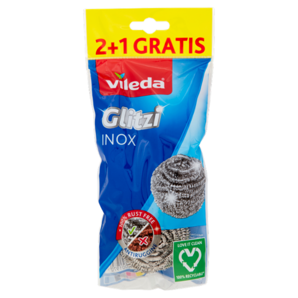 Vileda Glitzi Inox 3 pz