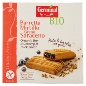 Germinal Bio Barretta Mirtillo Grano Saraceno Gluten Free 6 x 33,4 g