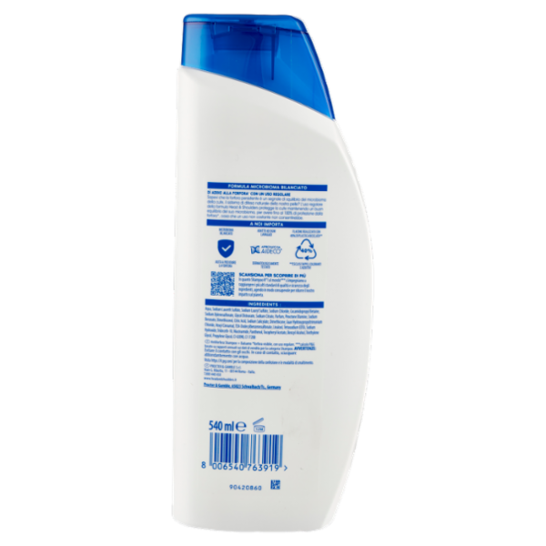 Head & Shoulders Antiforfora Shampoo + Balsamo 2in1 Classic Clean 540 ml