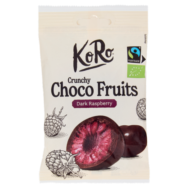 KoRo Crunchy Choco Fruits Dark Raspberry 50 g