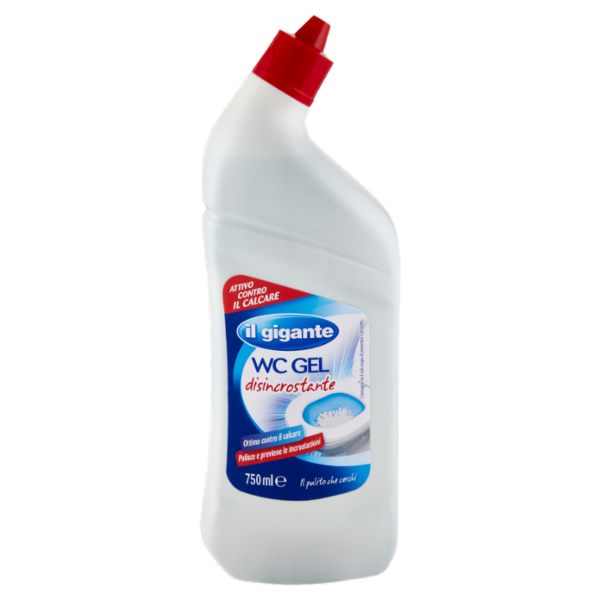 IL GIGANTE WC Gel disincrostante con candeggina 750 ml