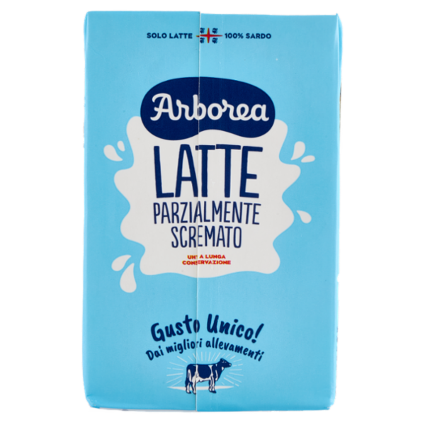 Arborea Latte Parzialmente Scremato UHT a Lunga Conservazione 500 ml