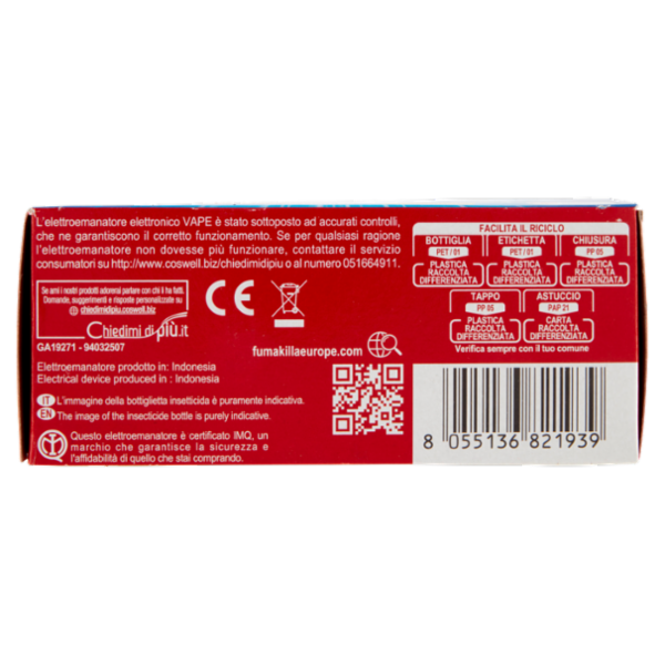 VAPE 2 Elettroemanatori Liquido Classic + 2 Ricariche da 18 ml