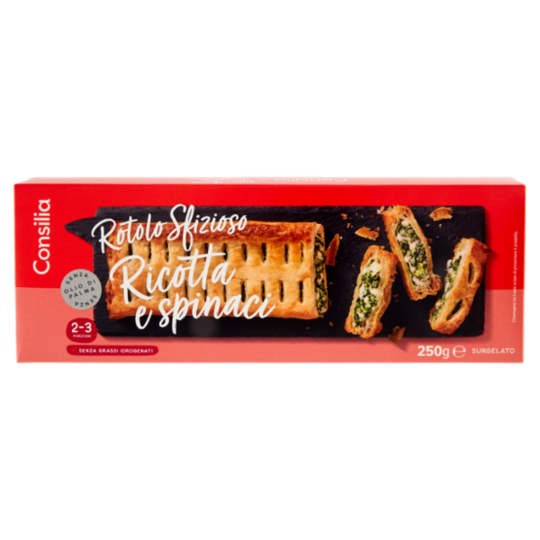 Consilia Rotolo Sfizioso Ricotta e Spinaci Surgelato 250 g