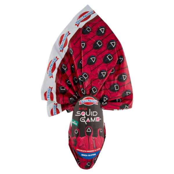 Dolci Preziosi Uovo Cioccolato Finissimo al Latte Squid Game 240 g