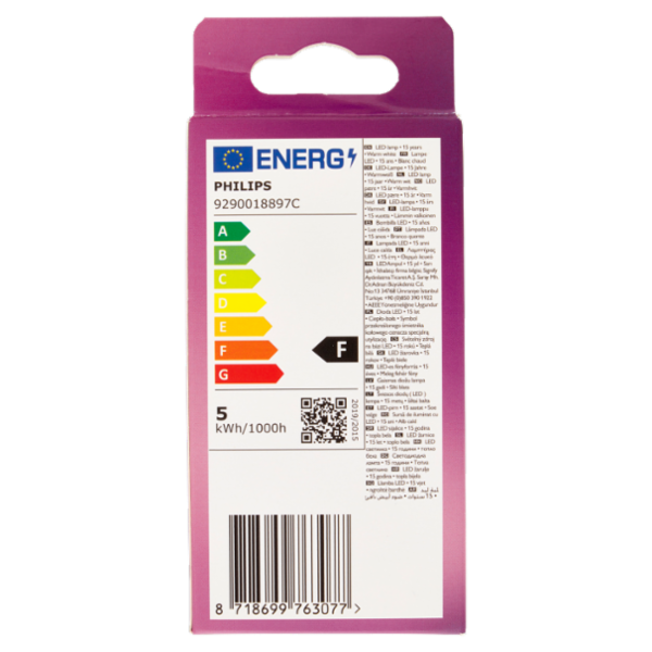 Philips Led candela filamento 40W E14 2700K