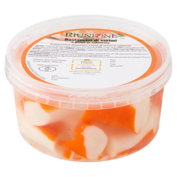 Riunione Bastoncini di surimi a pezzi in salamoia 500 g