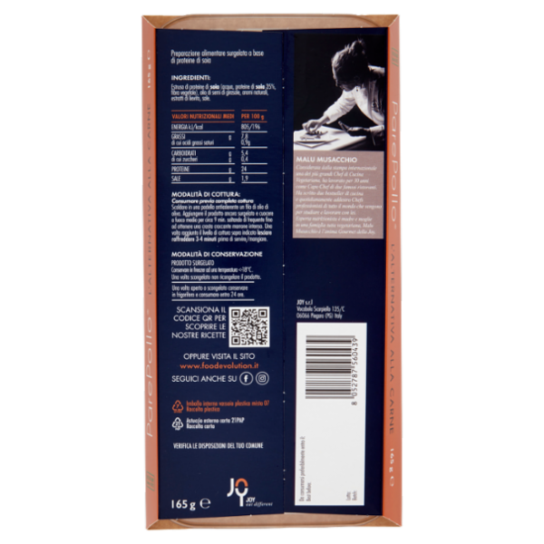 Food Evolution ParePollo Straccetti di Soia 165 g