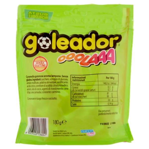 goleador Ooolaaa Gusto Milk & Berry 180 g