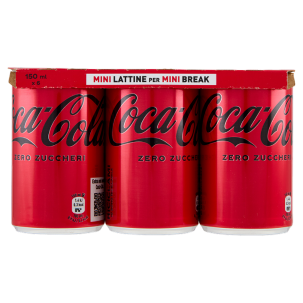 Coca-Cola Zero Minican 6 x 15 cl