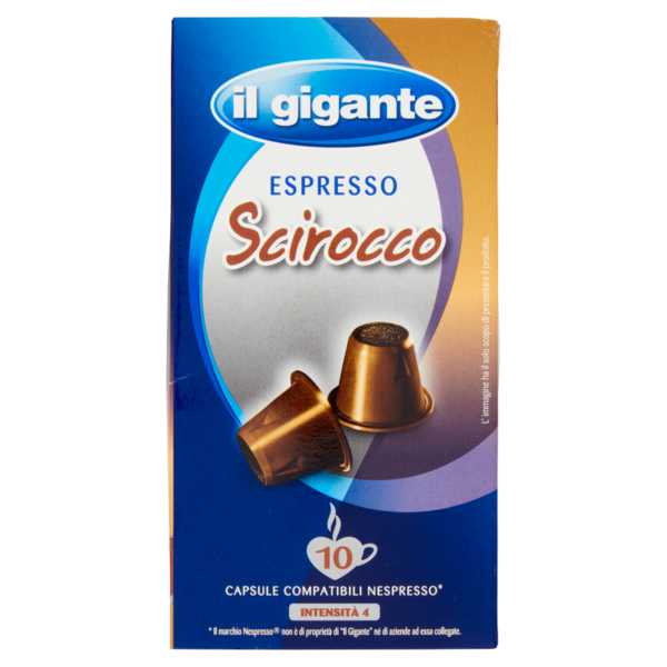 IL GIGANTE Espresso Scirocco 10 Capsule 50 g