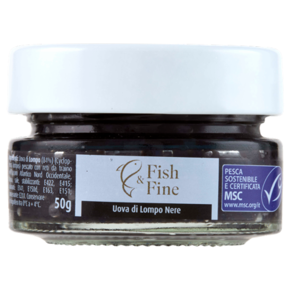 Fish & Fine Uova di Lompo Nere 50 g