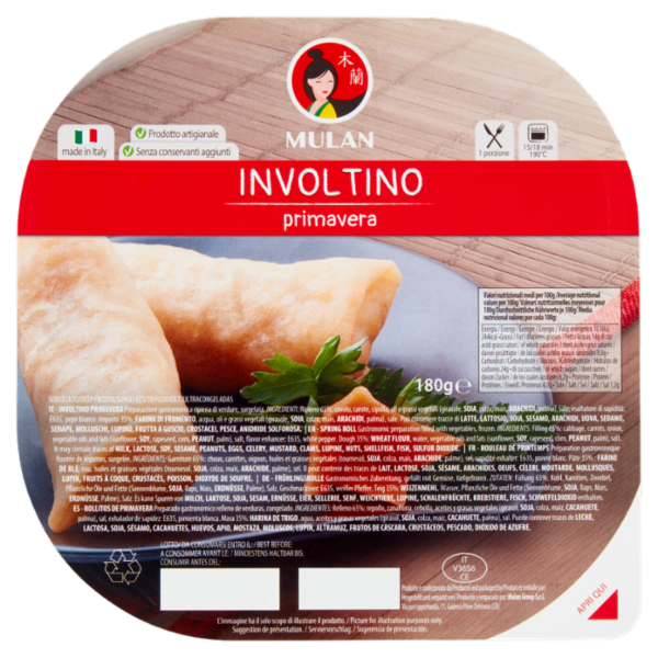 Mulan Involtino primavera Surgelato 180 g