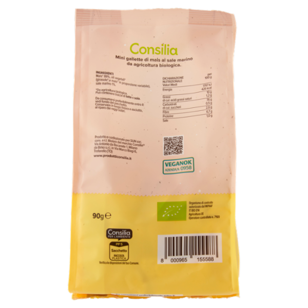 Consilia Triangolini di Mais Biologici 90 g