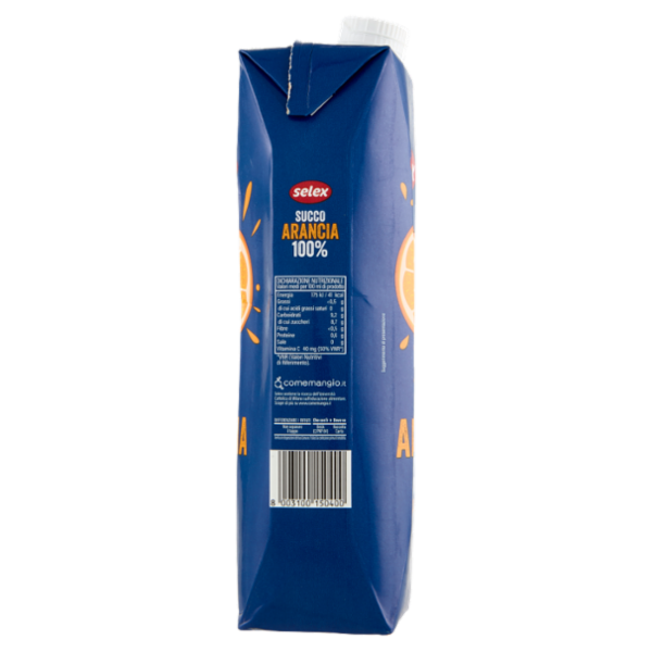 Selex Succo 100% Arancia 1 L