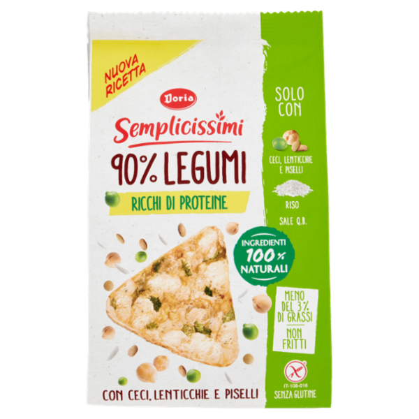 Doria Semplicissimi Legumi e Riso con Ceci, Lenticchie e Piselli 60 g