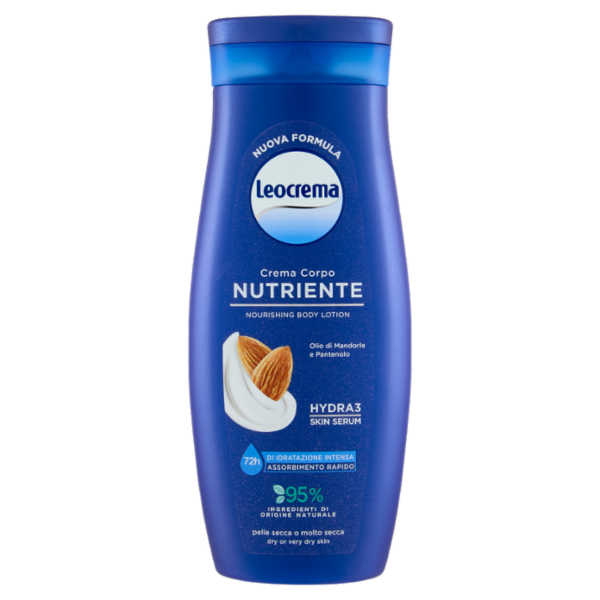Leocrema Crema Corpo Nutriente Olio di Mandorle e Pantenolo 250 ml