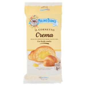 Mulino Bianco Cornetti Crema Merenda Senza Additivi Conservanti 6 Pezzi 300g
