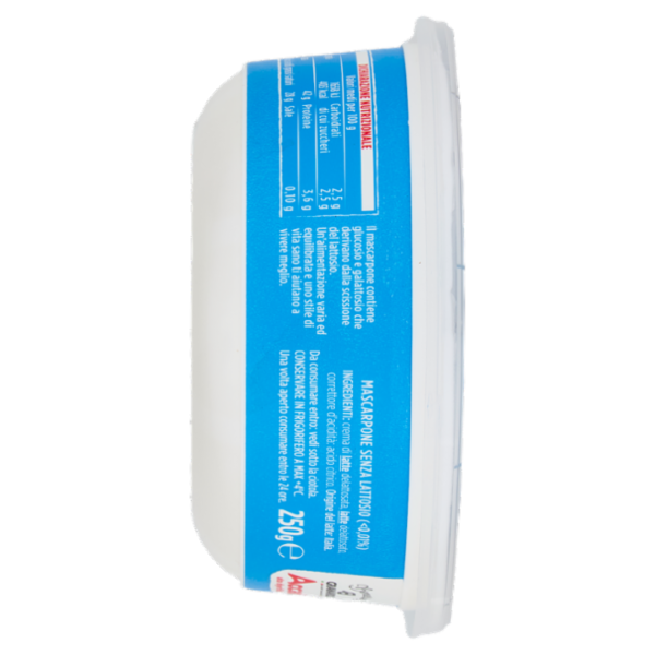 Accadì Benessere Mascarpone Senza Lattosio 250 g