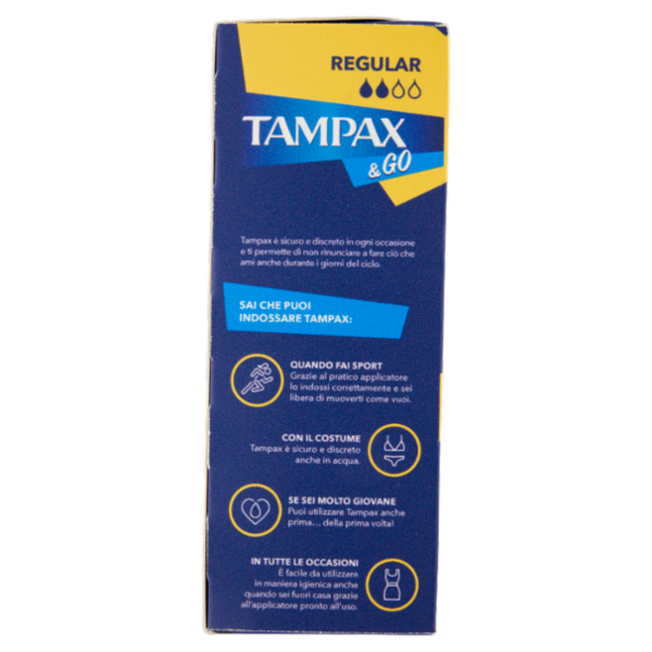 Tampax & Go Regular 18 pz