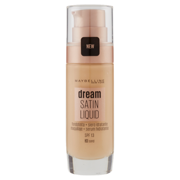 Maybelline New York Fondotinta Dream Satin Liquido 30 Sand