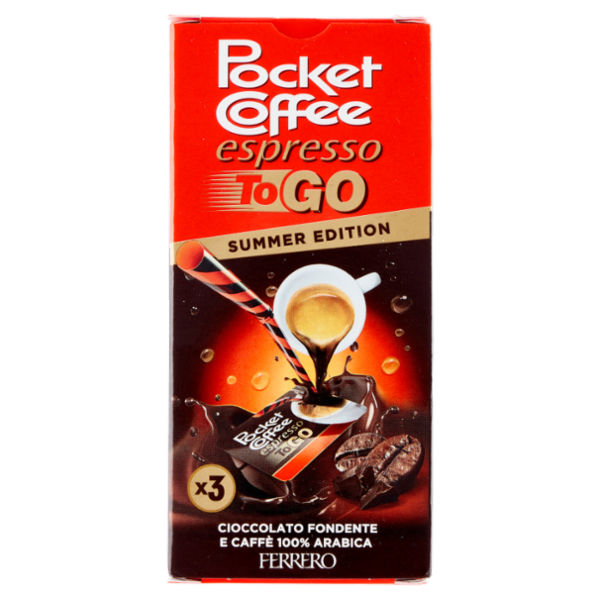 Pocket Coffee espresso To Go Summer Edition 3 pezzi 64,8 ml