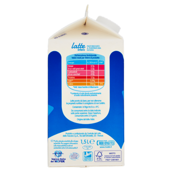 Mukki Più Dì latte intero 1,5 L