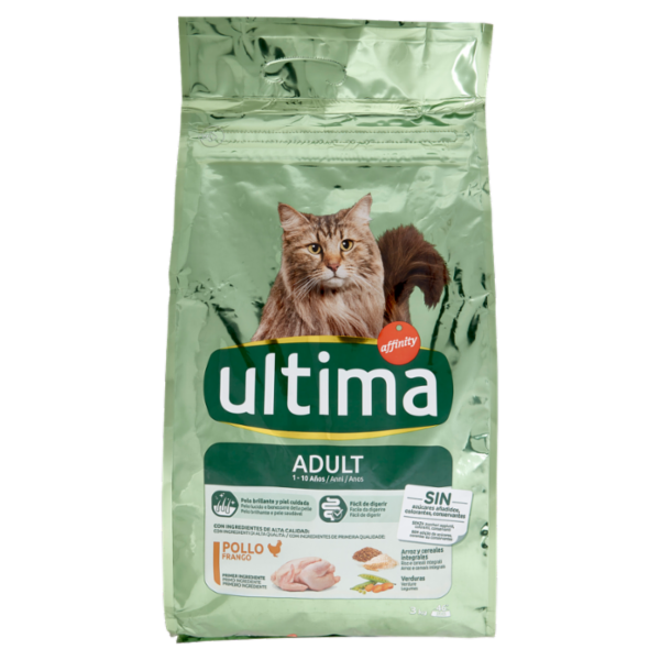 ultima Cat Adult 1-10 Anni Pollo 3 kg