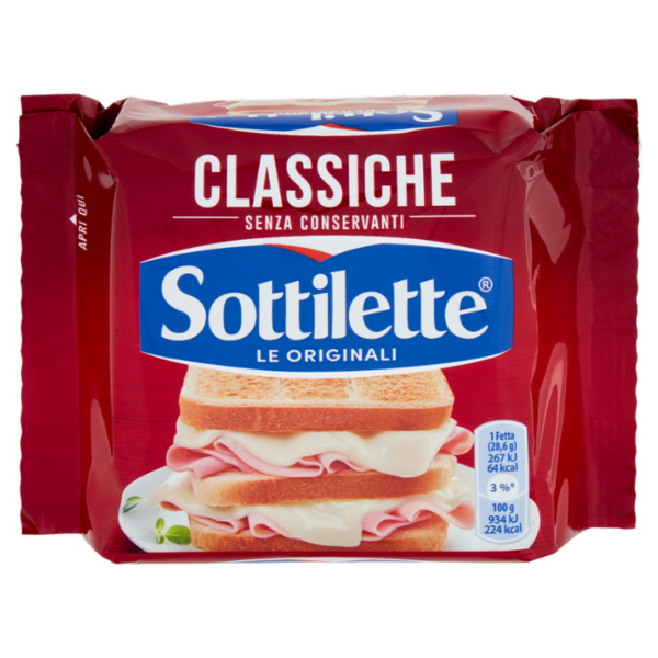 Sottilette Classiche formaggio fuso a fette - 400g